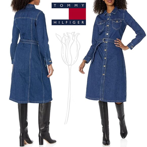 Tommy Hilfiger Dresses & Skirts - Tommy Hilfiger Fitted Midi Length Leny Dress